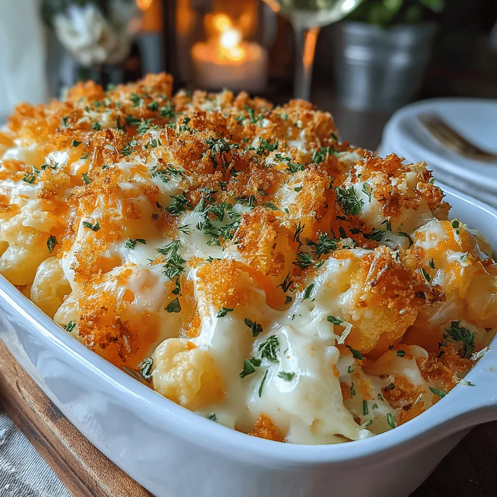 Mac and cheese is a beloved comfort food, but what if you could make it even healthier without sacrificing flavor? Enter Creamy Cauliflower Mac & Cheese Delight, a dish that seamlessly blends the creamy goodness of traditional mac and cheese with the nutritional benefits of cauliflower. This recipe not only satisfies your cheesy cravings but also adds a wholesome twist to your meal.