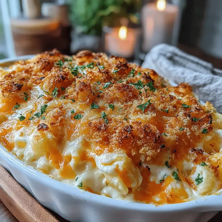 Mac and cheese is a beloved comfort food, but what if you could make it even healthier without sacrificing flavor? Enter Creamy Cauliflower Mac & Cheese Delight, a dish that seamlessly blends the creamy goodness of traditional mac and cheese with the nutritional benefits of cauliflower. This recipe not only satisfies your cheesy cravings but also adds a wholesome twist to your meal.