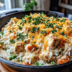 Casseroles have long been a beloved comfort food, offering warmth and satisfaction with every bite. They are the ultimate solution for busy weeknights, providing a hearty meal that the whole family can enjoy. Among the myriad of casserole options, the Creamy Garlic Herb Chicken & Rice Casserole stands out as a delightful choice that promises both simplicity and flavor.