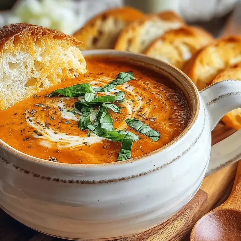 As the temperatures drop and the days grow shorter, there's nothing quite as comforting as a warm bowl of soup. Soups have a unique ability to nurture both body and soul, making them a staple for cozy dinners and family gatherings. Tomato Basil Bliss Soup stands out as a classic yet elevated take on a beloved favorite, combining fresh ingredients with a delightfully creamy texture.