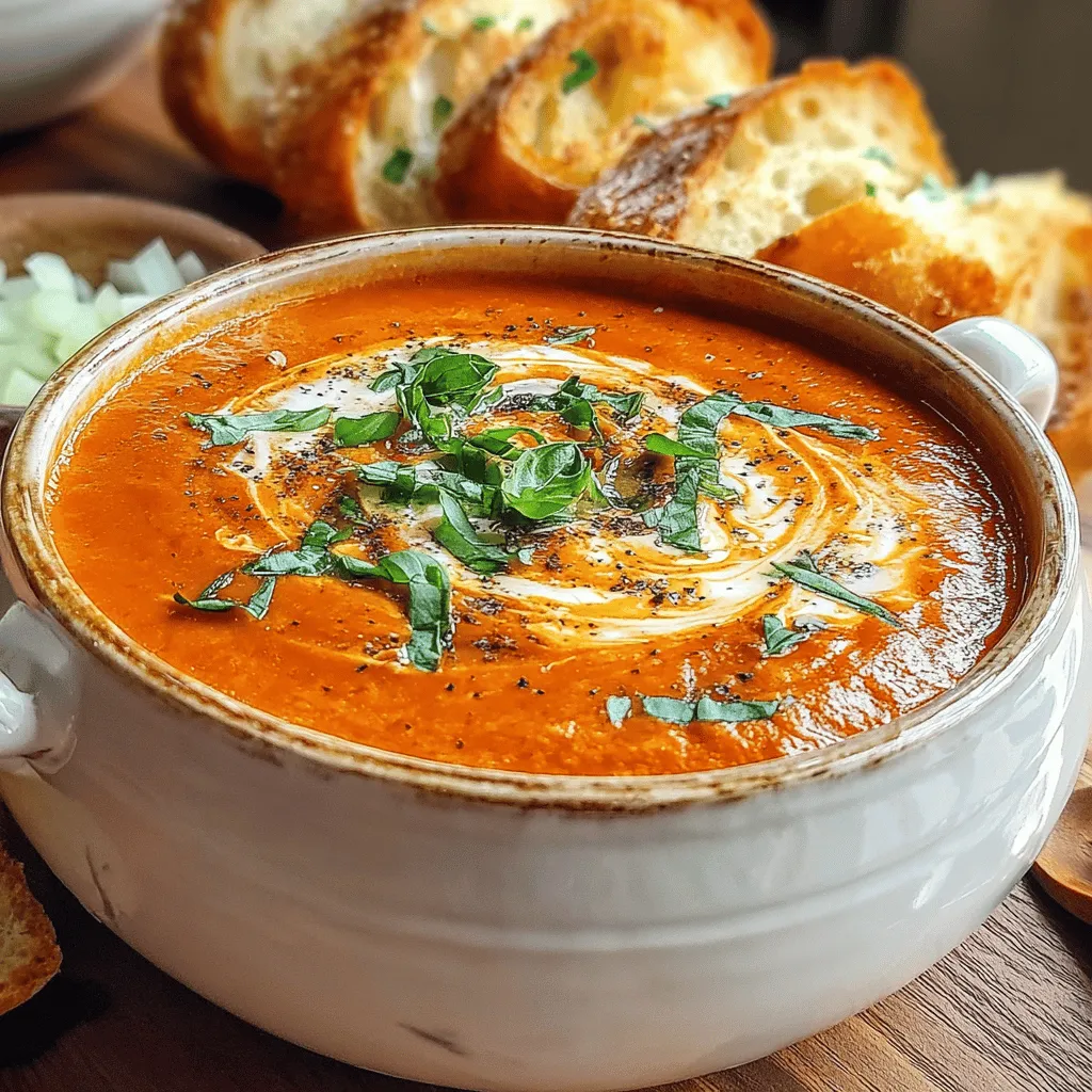 As the temperatures drop and the days grow shorter, there's nothing quite as comforting as a warm bowl of soup. Soups have a unique ability to nurture both body and soul, making them a staple for cozy dinners and family gatherings. Tomato Basil Bliss Soup stands out as a classic yet elevated take on a beloved favorite, combining fresh ingredients with a delightfully creamy texture.