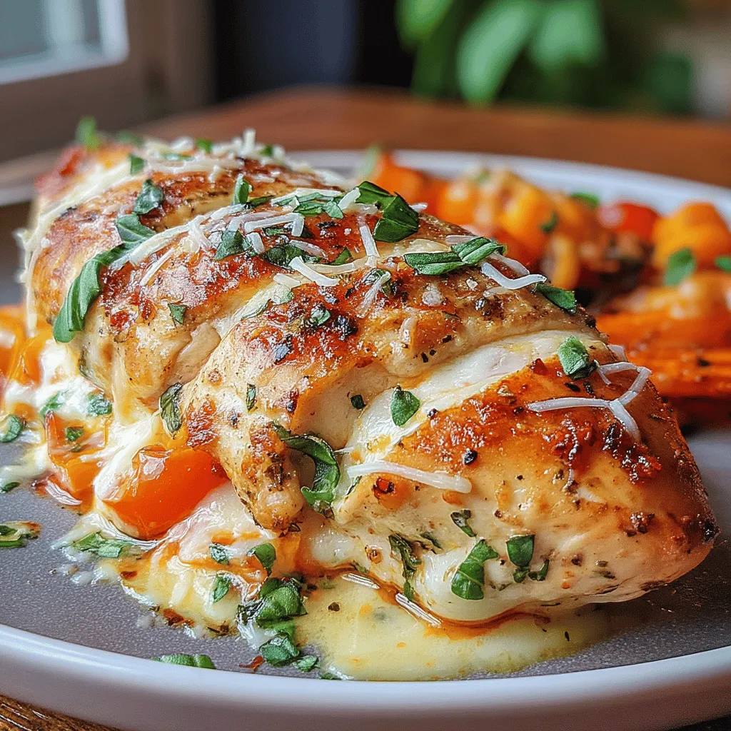 Comfort Stuffed Caprese Chicken is a delightful dish that brings together the classic flavors of a Caprese salad with the heartiness of stuffed chicken. Juicy chicken breasts are filled with creamy mozzarella, fresh basil, and sweet cherry tomatoes, creating a meal that is both satisfying and impressive. This recipe is perfect for a cozy dinner or a special occasion, and it never fails to impress family and friends.