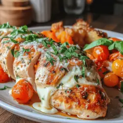 Comfort Stuffed Caprese Chicken