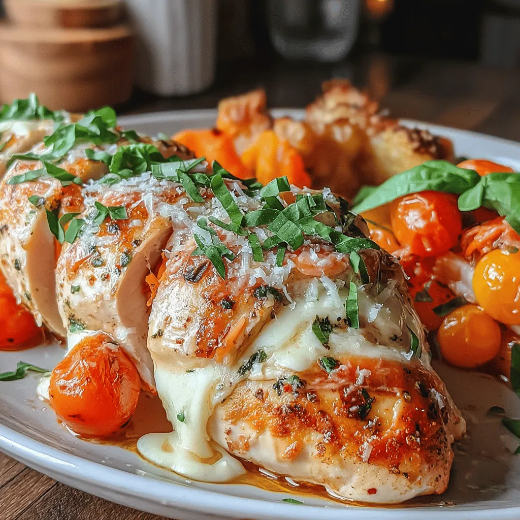 Comfort Stuffed Caprese Chicken is a delightful dish that brings together the classic flavors of a Caprese salad with the heartiness of stuffed chicken. Juicy chicken breasts are filled with creamy mozzarella, fresh basil, and sweet cherry tomatoes, creating a meal that is both satisfying and impressive. This recipe is perfect for a cozy dinner or a special occasion, and it never fails to impress family and friends.