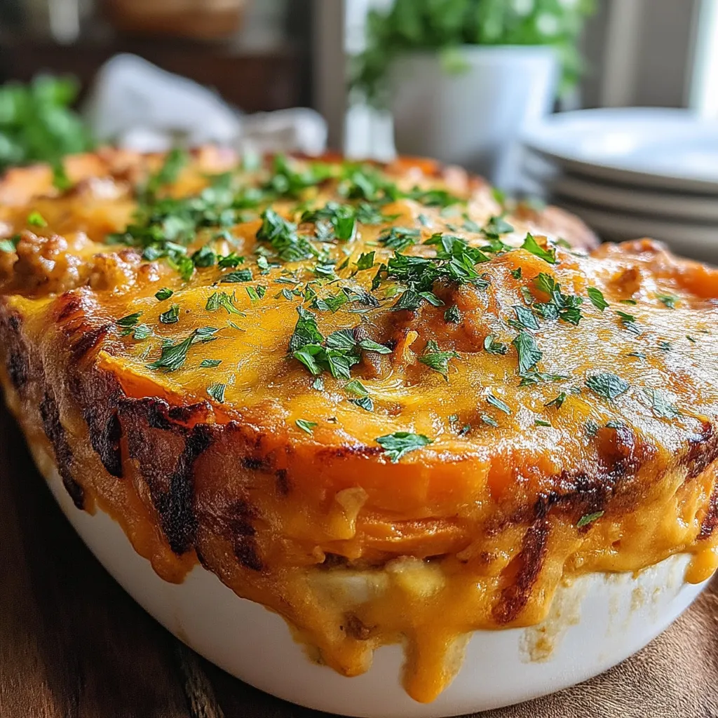 Sweet Potato & Turkey Delight Bake is a comforting dish that brings warmth and flavor to any table. This delightful casserole combines the natural sweetness of sweet potatoes with the savory richness of ground turkey, making it a balanced meal that’s sure to please everyone in the family. With its hearty texture and vibrant colors, this dish not only nourishes but also satisfies.