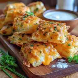 Bite-sized snacks have gained immense popularity in recent years, becoming the go-to choice for parties, gatherings, and casual munching. Their convenience and versatility make them a favorite among food lovers of all ages. One standout snack that perfectly embodies these qualities is the Crispy Cheddar & Chive Delight Bites, an appetizer that is both simple to prepare and bursting with flavor.