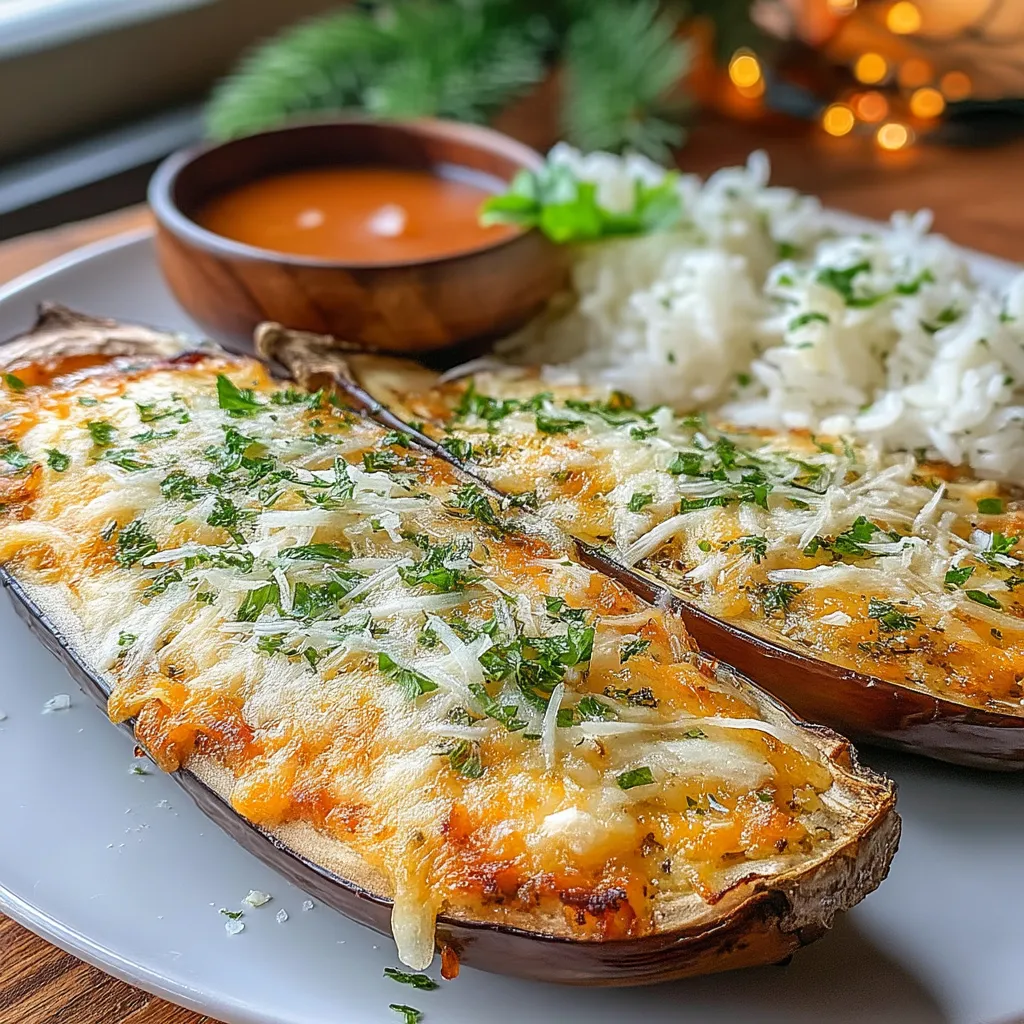 Cheesy Rice and Herb Crusted Eggplants are a delightful blend of flavors and textures that will surely impress family and friends. This dish features tender eggplants topped with a creamy mixture of rice and cheese, all enveloped in a crispy herb crust. With each bite, you’ll experience the rich flavors of melted mozzarella and Parmesan, balanced by fragrant herbs.