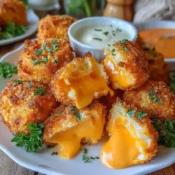Explore the delicious world of Air Fryer Buffalo Cheese Bites, a perfect blend of creamy, spicy, and crispy textures that will elevate your snacking experience. This recipe is not only simple but also combines the rich flavors of shredded chicken, cream cheese, and buffalo sauce, making it ideal for game days, parties, or a cozy night in. Dive into this guide to discover how to create these Fearlessly Flavorful bites that are sure to impress your family and friends.