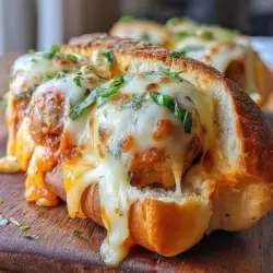 Savory Italian Herb Meatball Subs