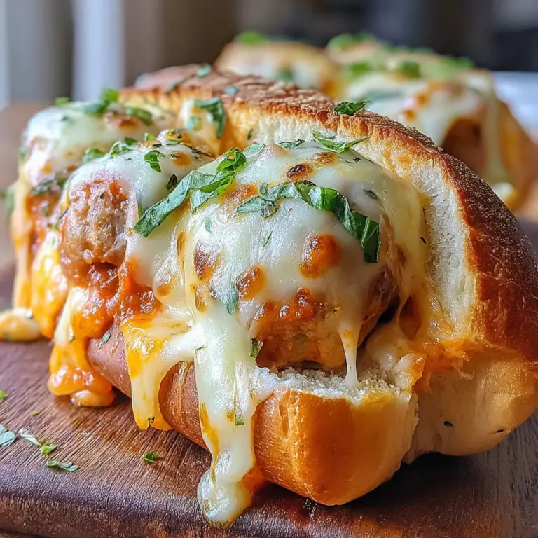Meatball subs are a beloved staple in Italian cuisine, known for their comforting and hearty nature. These delicious sandwiches bring together flavorful meatballs, rich marinara sauce, and melted cheese, all nestled in a soft sub roll. Perfect for family dinners or gatherings, meatball subs offer a satisfying meal that everyone can enjoy.