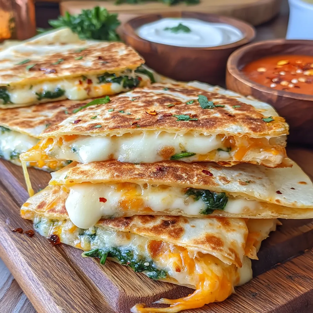 Delve into the delightful world of air fryer cooking with this recipe for Crispy Air Fryer Spinach & Feta Quesadillas. This dish is not only quick and easy to prepare, but it also combines the vibrant flavors of fresh spinach and tangy feta cheese, all encased in a crispy tortilla. Perfect as a snack, appetizer, or light meal, these quesadillas are sure to impress your family and friends. In this article, we will guide you through the recipe step-by-step, explore the health benefits of the ingredients, and discuss why air frying is an excellent cooking method for achieving delicious results with less oil.