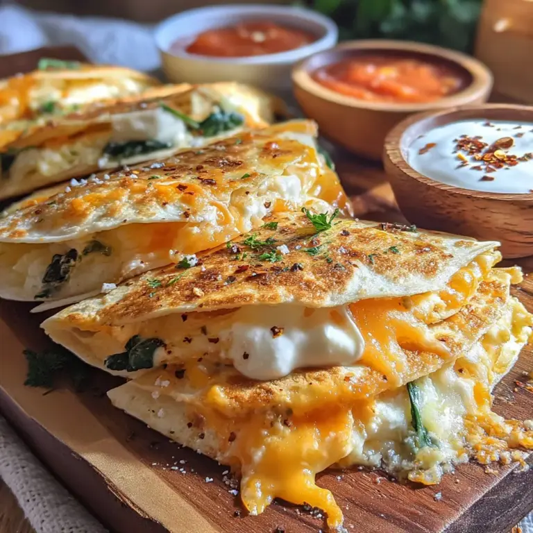 Delve into the delightful world of air fryer cooking with this recipe for Crispy Air Fryer Spinach & Feta Quesadillas. This dish is not only quick and easy to prepare, but it also combines the vibrant flavors of fresh spinach and tangy feta cheese, all encased in a crispy tortilla. Perfect as a snack, appetizer, or light meal, these quesadillas are sure to impress your family and friends. In this article, we will guide you through the recipe step-by-step, explore the health benefits of the ingredients, and discuss why air frying is an excellent cooking method for achieving delicious results with less oil.