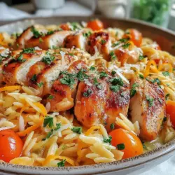 Zesty Lemon Chicken Orzo Delight
