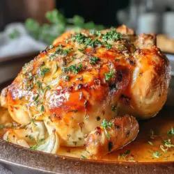 Herb Butter Roasted Chicken