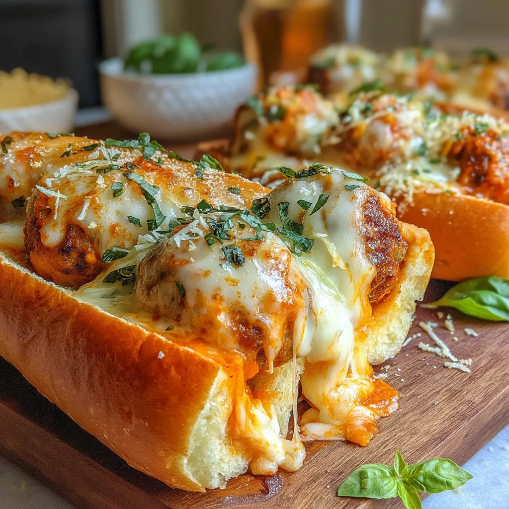 Meatball subs are a beloved staple in Italian cuisine, known for their comforting and hearty nature. These delicious sandwiches bring together flavorful meatballs, rich marinara sauce, and melted cheese, all nestled in a soft sub roll. Perfect for family dinners or gatherings, meatball subs offer a satisfying meal that everyone can enjoy.