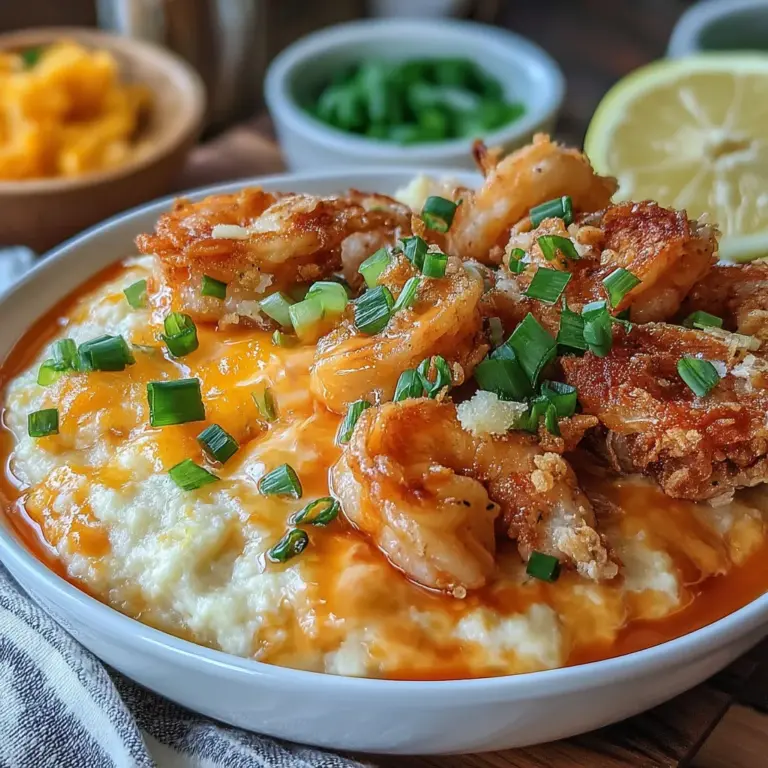 Dynamite Air-Fried Shrimp & Grits is a delightful twist on a classic Southern dish that brings together the rich flavors of shrimp and creamy grits. Originating from the coastal regions of the South, this dish has evolved over the years, gaining popularity for its hearty yet comforting nature. The combination of tender shrimp and smooth, cheesy grits makes for a dish that is both satisfying and indulgent.